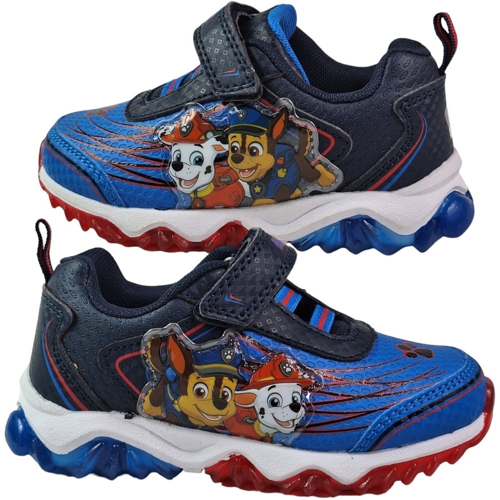Paw Patrol Light-up sneakers for toddlers, size  8 Color Blue, light shoes‎
